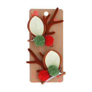 Gisela Graham Antler Hair Clips (Pack of 2) image 0