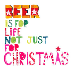 Emotional Rescue Beer Is For Life? Christmas Card image 0