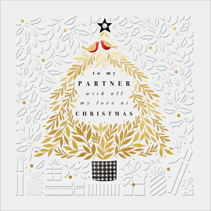 Woodmansterne Tree Partner Christmas Card image 0