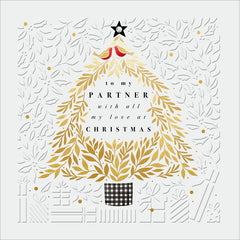 Woodmansterne Tree Partner Christmas Card image 0