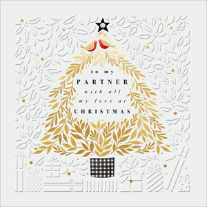 Woodmansterne Tree Partner Christmas Card image 0