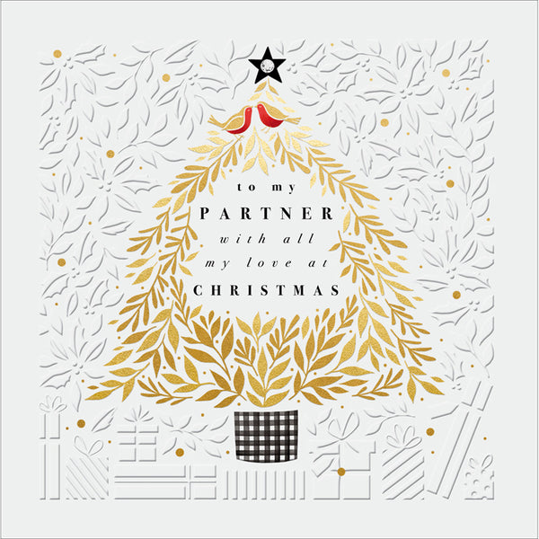 Woodmansterne Tree Partner Christmas Card image 0