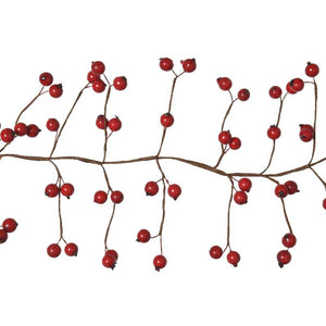 Everlands Foam Red Berry Garland image 0