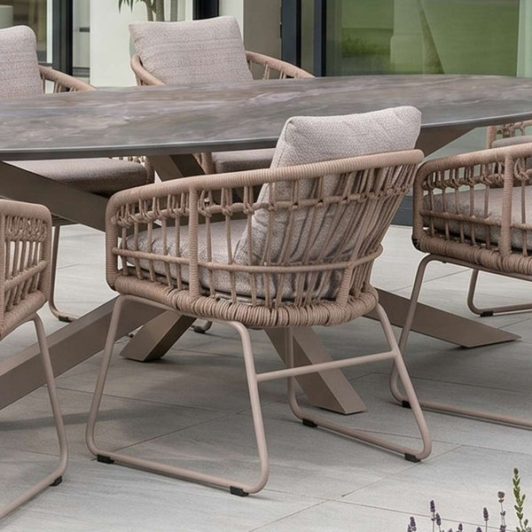 Orchard Life Juniper 8 Seat Dining Set with 260cm Elliptical Table image 2