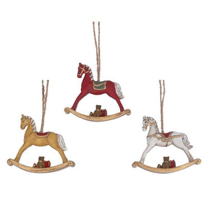 Gisela Graham Resin Rocking Horse (Assorted Designs) image 0