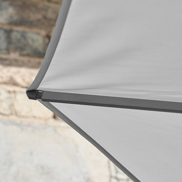 Platinum Riva 3m Round Crank & Tilt Parasol – Luna Grey image 4