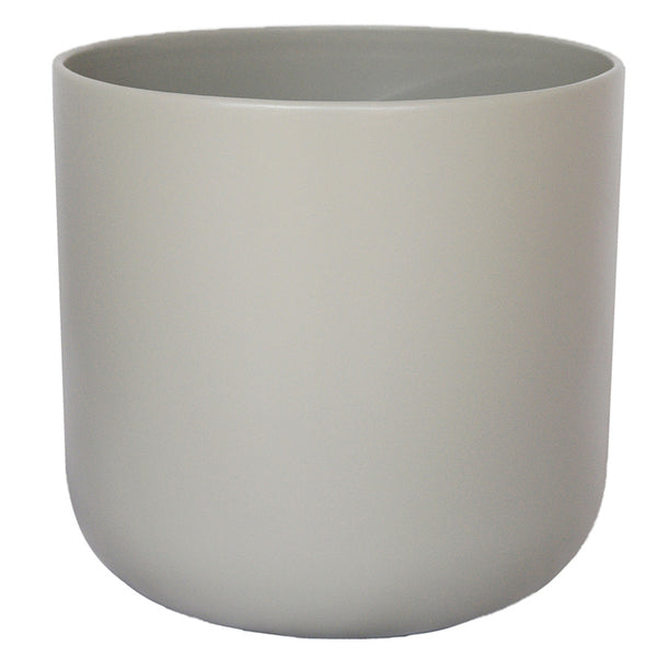 Ivyline Lisbon Indoor Planter Range - Light Grey, 18.5cm image
