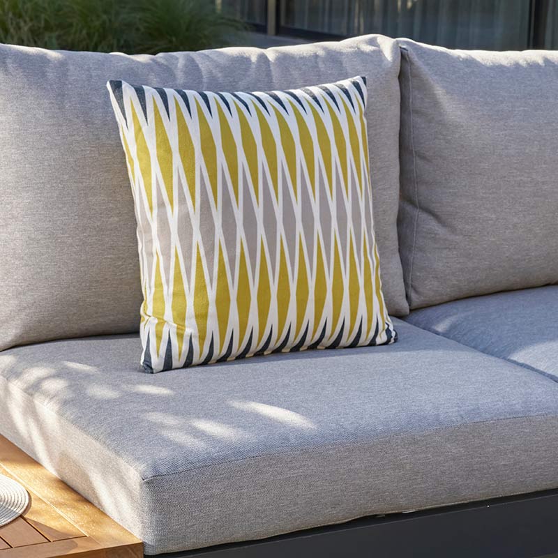 Bramblecrest Square Scatter Cushion, 45 x 45cm - Harlequin Yellow image 0