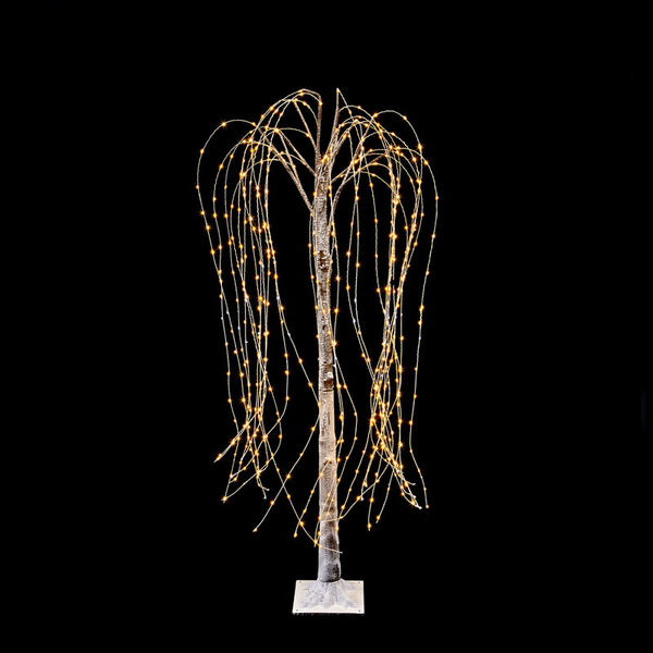 Premier LED Brown Flocked Willow Tree - 1.2m image