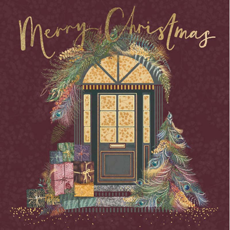 Woodmansterne Doorway Christmas Card image 0