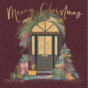 Woodmansterne Doorway Christmas Card image 0