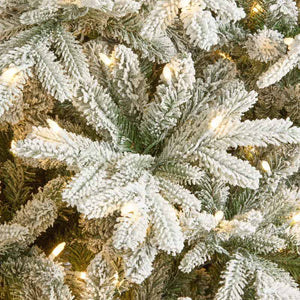 National Tree Snowy Harmony Spruce Pre-Lit Christmas Tree - 6.5ft image 3