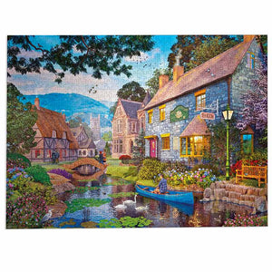 Gibsons Tea On The River 1000 Piece Jigsaw Puzzle image 2