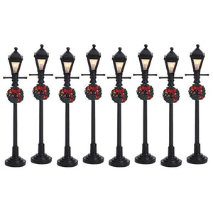 Lemax Gas Lantern Street Lamp (Set of 8) image 0