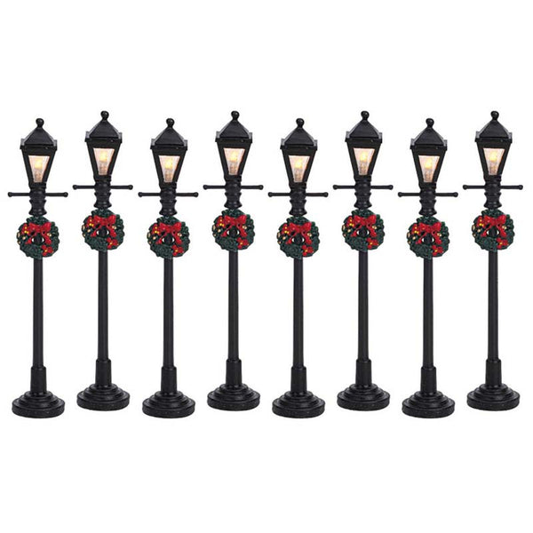 Lemax Gas Lantern Street Lamp (Set of 8) image 0