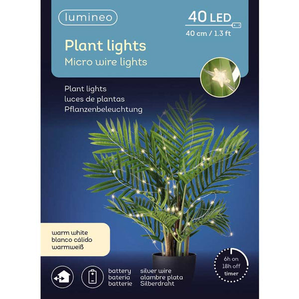 Lumineo 40 Micro LED Star Shaped Plant Lights image 3