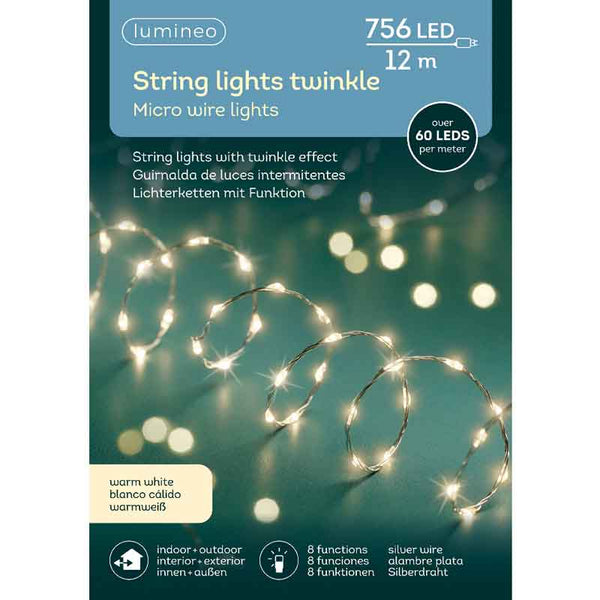 Lumineo Extra Dense Micro Wire String Lights image 2