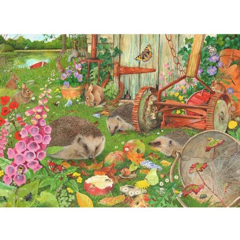 House Of Puzzles Bottom of the Garden 1000 Piece Puzzle image 0