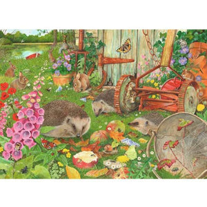 House Of Puzzles Bottom of the Garden 1000 Piece Puzzle image 0