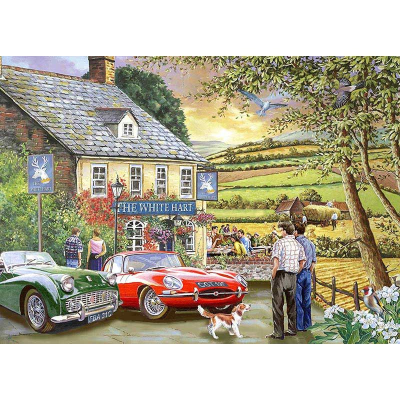 House of Puzzles Pleasant Evening 1000 Piece Jigsaw Puzzle image 0