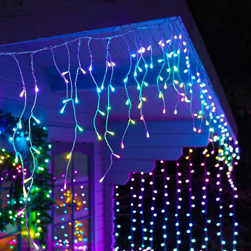 Twinkly App-Controlled LED Icicle Lights - Gen II image 0