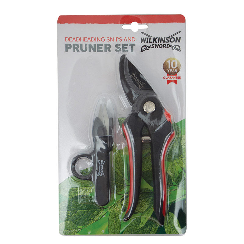 Wilkinson Sword Deadheading Snips and Pruner Set image 0