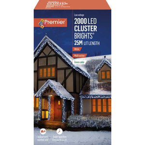 Premier 2000 Multi-Action LED CLUSTERBRIGHTS with Timer - White image 1