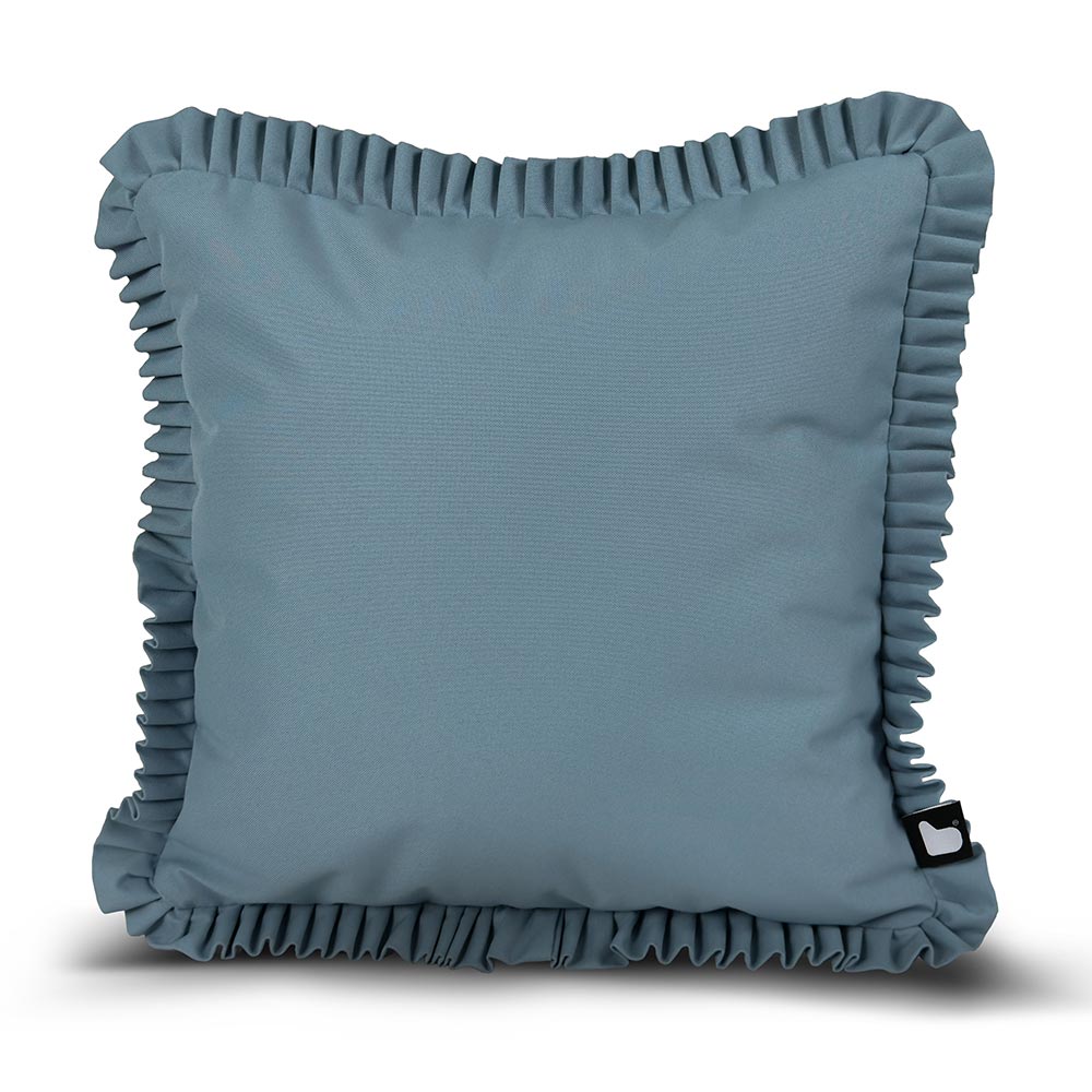 Extreme Lounging B-Cushion Frill, 43 x 43cm – Sea Blue image 0