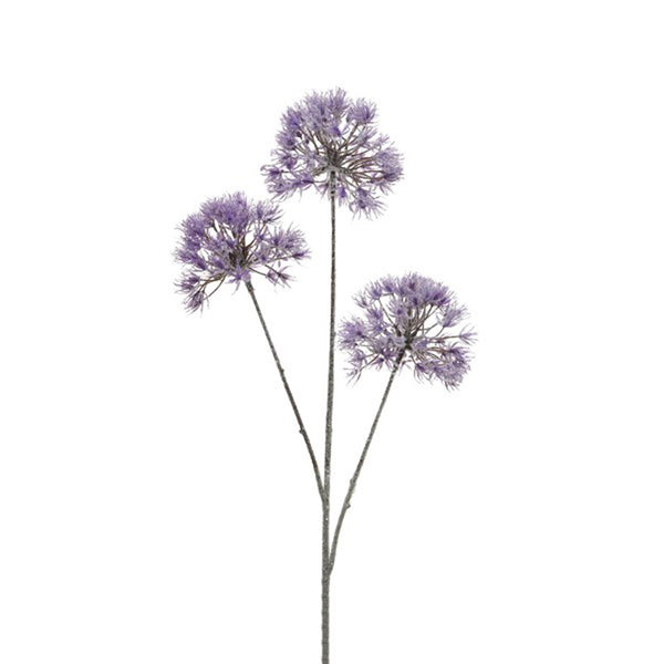 Everlands Purple Allium Spray - 3 Heads (80cm) image 0