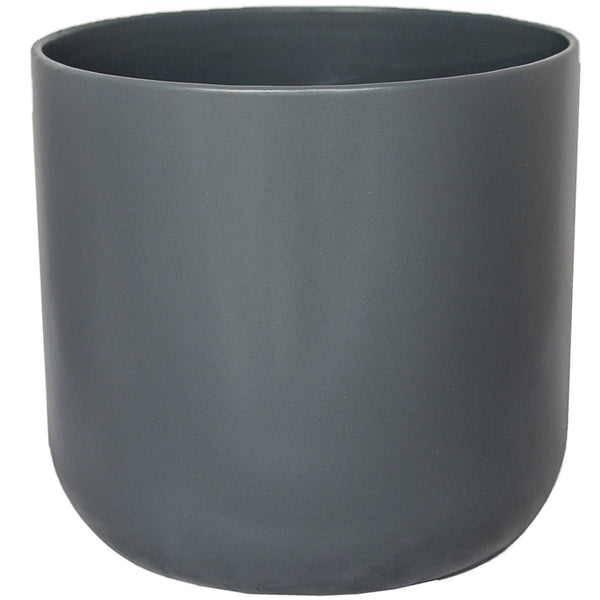Ivyline Lisbon Indoor Planter Range - Charcoal, 20.5cm image