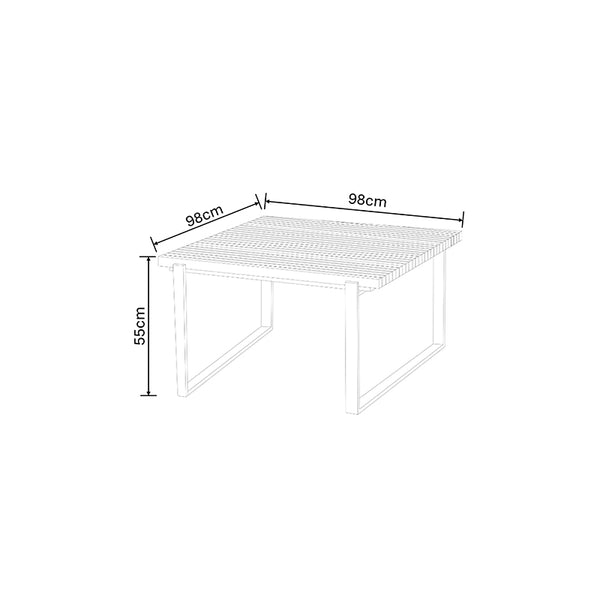 Hartman Eden Mini Corner Sofa Patio Set with Square Table image 17