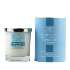 Marmalade Pacific Orchid & Sea Salt Luxury Glass Candle image 0