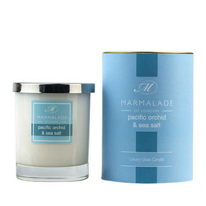 Marmalade Pacific Orchid & Sea Salt Luxury Glass Candle image 0