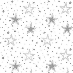 Ambiente Paper Napkins - Silver & White Night Sky (Pack of 20) image 0