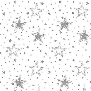 Ambiente Paper Napkins - Silver & White Night Sky (Pack of 20) image 0