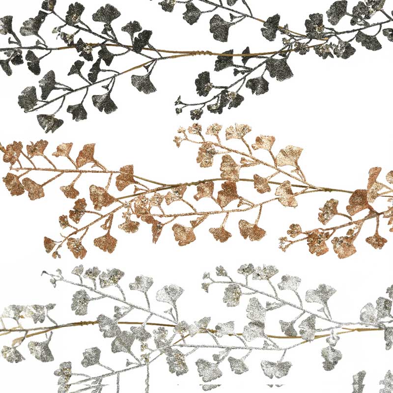 Everlands Glitter Leaf Garland (Assorted Designs) image 0