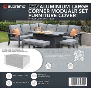 Supremo TEX Furniture Cover for Large Aluminium Corner Modular Sofa Set (290 x 225cm) image 1