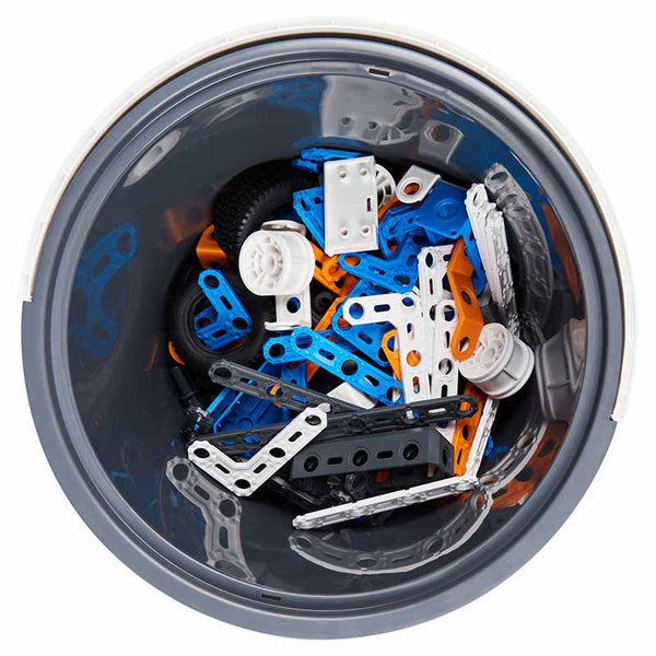 Meccano Junior, 150-Piece Bucket STEAM Model Building Kit for Open-Ended Play, Ages 5+ image 6
