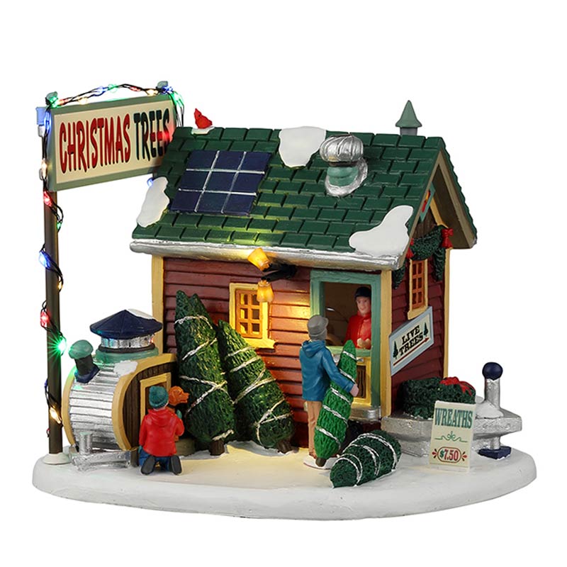 Lemax Tiny House Tree Lot image 0