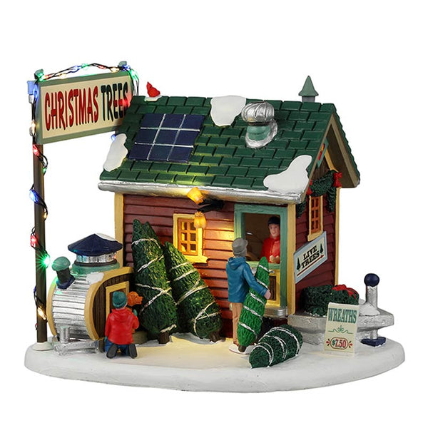 Lemax Tiny House Tree Lot image 0