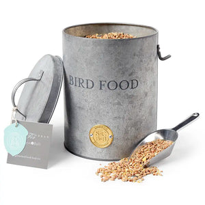 Burgon & Ball Sophie Conran Galvanized Bird Food Tin image 0