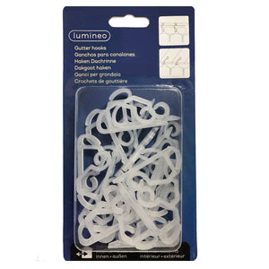 Lumineo Plastic Gutter Hooks (Pack of 24) image 0