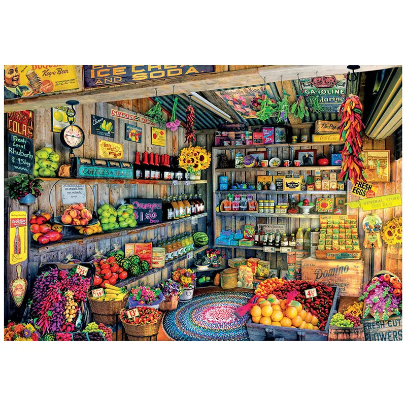The Farmers Market 2000 Piece Jigsaw Puzzle image 0