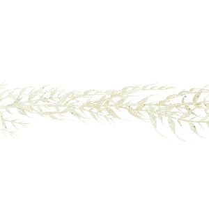 Floralsilk White Leaf Garland image 0