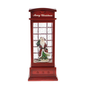 Festive Santa Scene Phone Box Water Spinner image 2