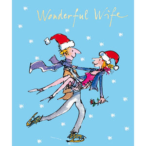 Woodmansterne Wonderful Wife Christmas Card image 0
