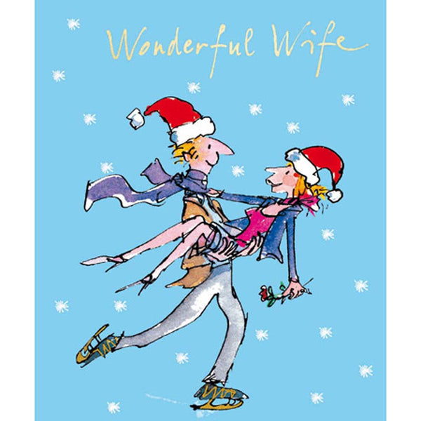 Woodmansterne Wonderful Wife Christmas Card image 0