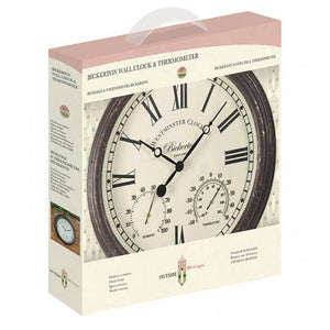 Bickerton Wall Clock & Thermometer 15-Inch image 2