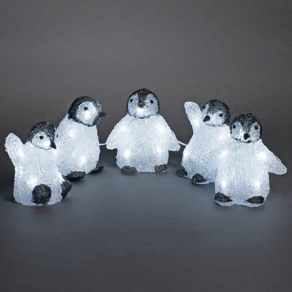 Konstsmide 5 LED Acrylic Baby Penguins image 2