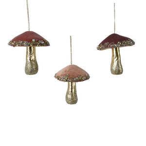 Decoris Glitter Mushroom (Assorted Designs) image 2